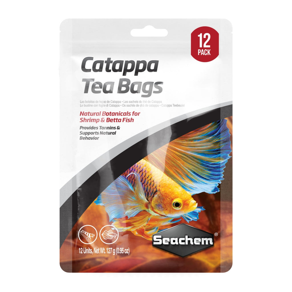 Seachem Laboratories Catappa Water Conditioner Tea Bags 12-Pack
