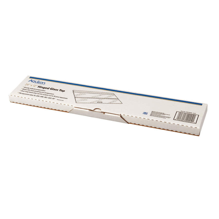 Aqueon Hinged Glass Tops 1 Pack, 1ea/24 X 12 in
