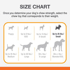 Nylabone Power Chew Textured Dog Bone Chew Toy Flavor Medley 1ea/SMall/Regular - Up To 25 Ibs.