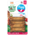 Nylabone Healthy Edibles AllNatural Long Lasting Puppy Chew Treats Lamb  Apple, 1ea/XS/Petite  Up To 15 Lbs. 8 ct