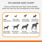 Nylabone Barbell Power Chew Durable Dog Toy Peanut Butter 1ea/XXL/Monster - 50++ lb