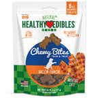 Nylabone Healthy Edibles Chewy Bites Soft Dog Treats Bacon, 6 oz 1 ct