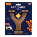 Nylabone Gourmet Style Strong Chew Wishbone Dog Chew Toy Bacon, 1ea/SMall/Regular  Up To 25 Ibs. 1 ct