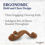 Nylabone Gourmet Style Strong Wishbone Dog Chew Toy Bacon 1ea/SMall/Regular - Up To 25 Ibs.