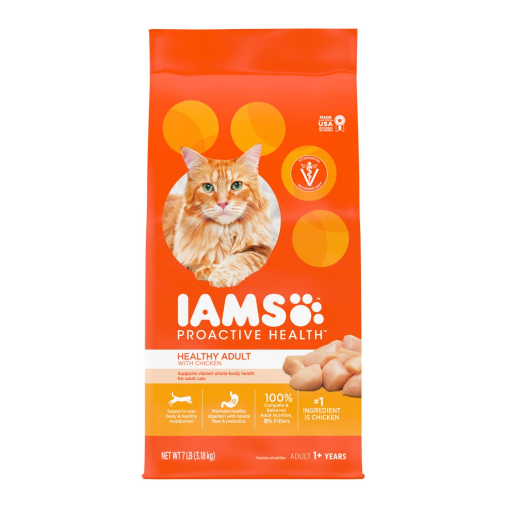 IAMS ProActive Health Chicken Adult Dry Cat Food, 7 lb