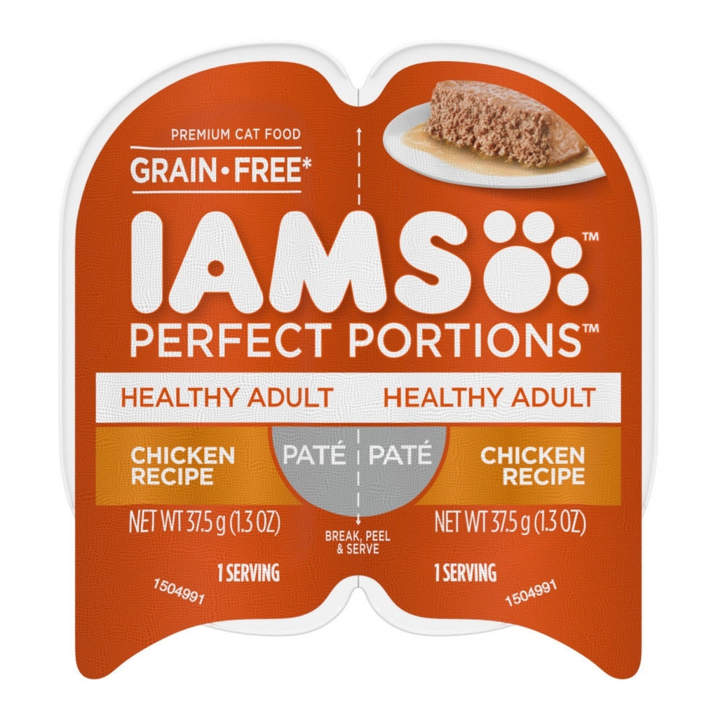 IAMS Perfect Portions Chicken Pate Wet Cat Food, 2.6 oz (24-Pack)