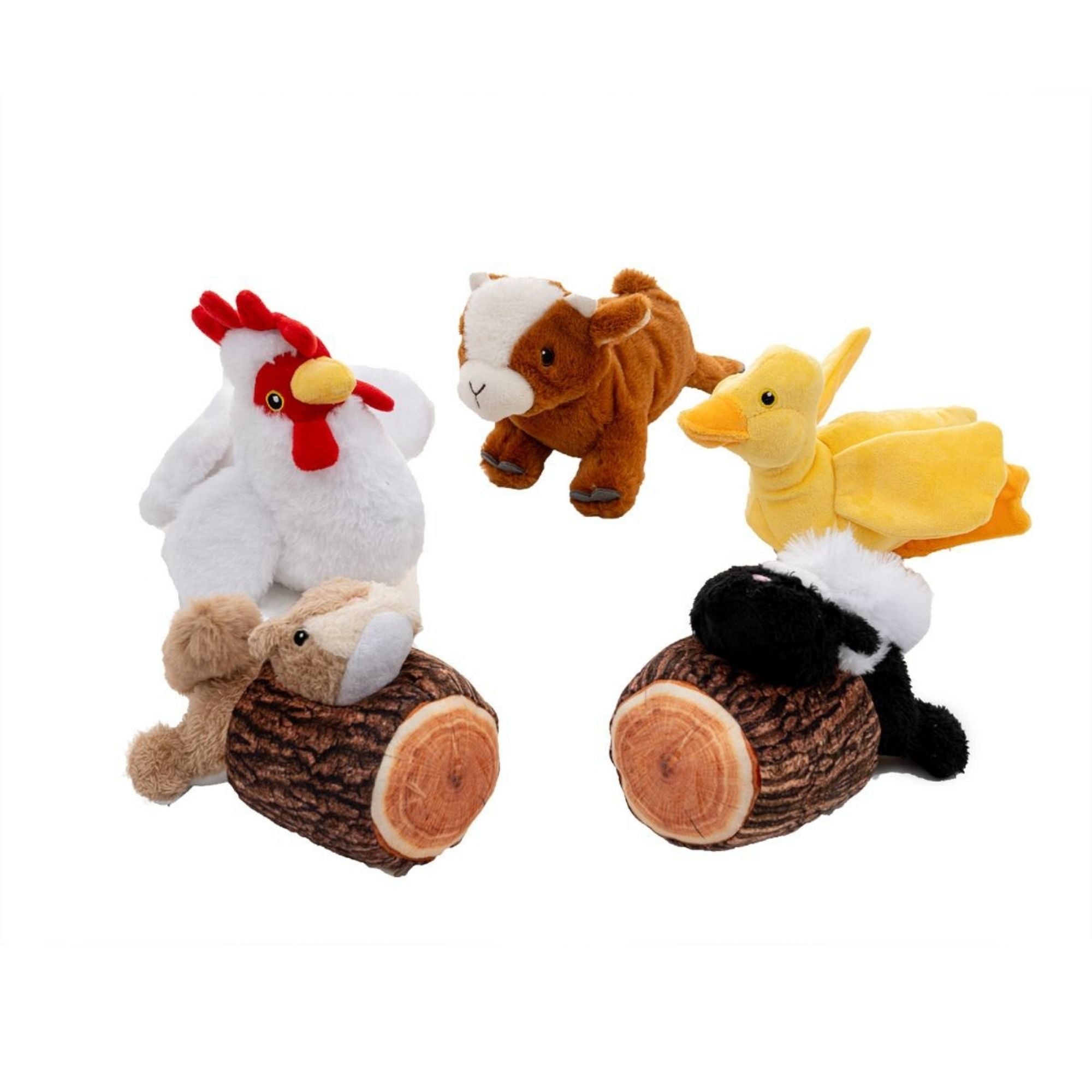 Territory Dog Plush Animated Chicken 7.1 Inches