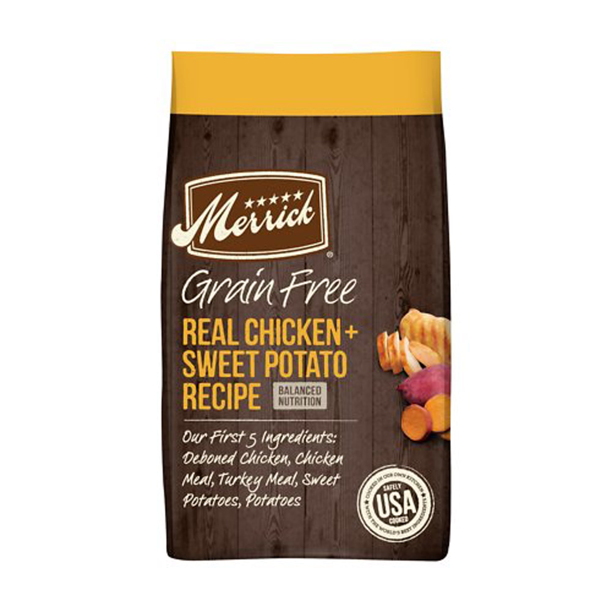 Merrick Grain-Free Chicken & Sweet Potato Dry Dog Food, 4 lb