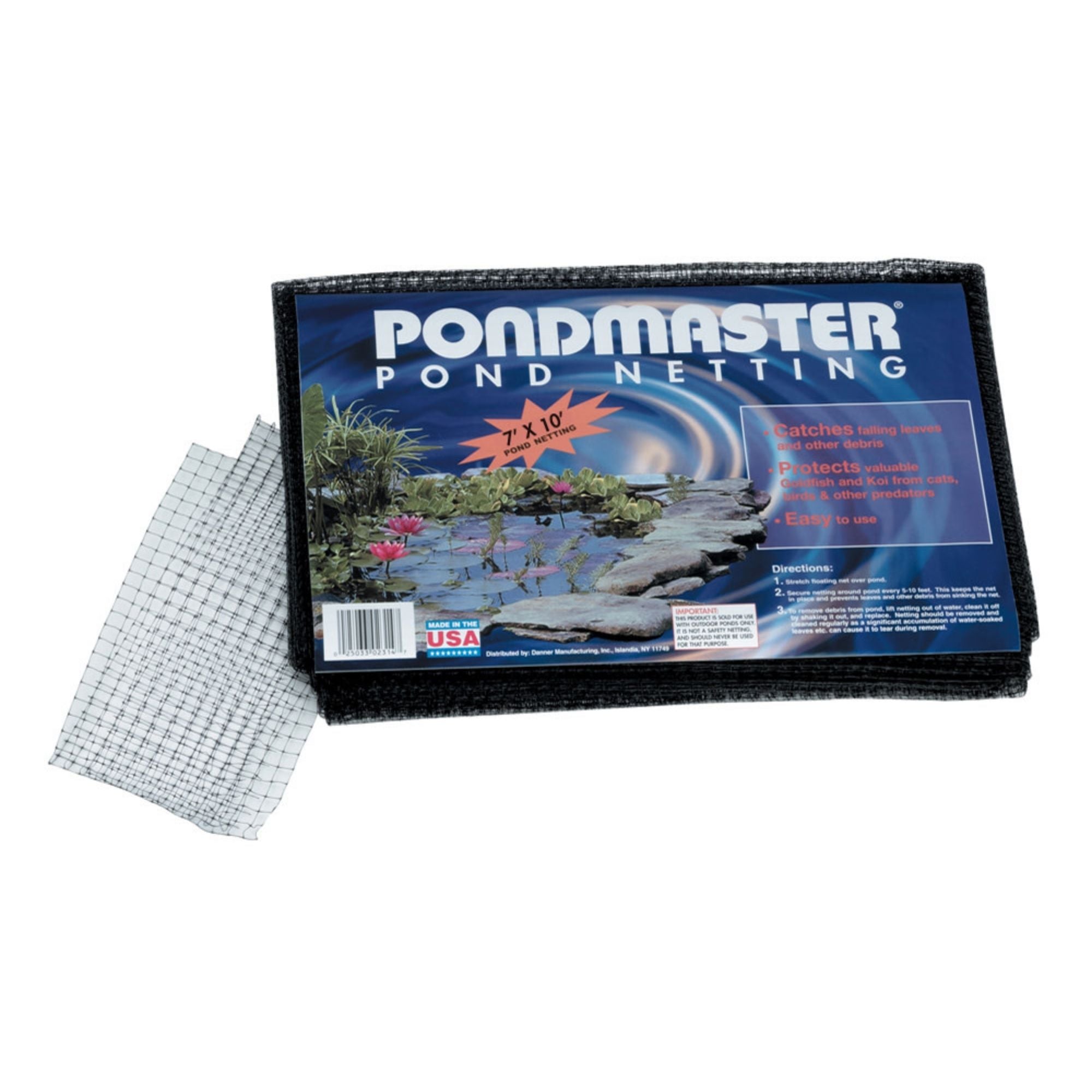 Danner Pond Netting Black 1ea/7 Ft X 10 ft