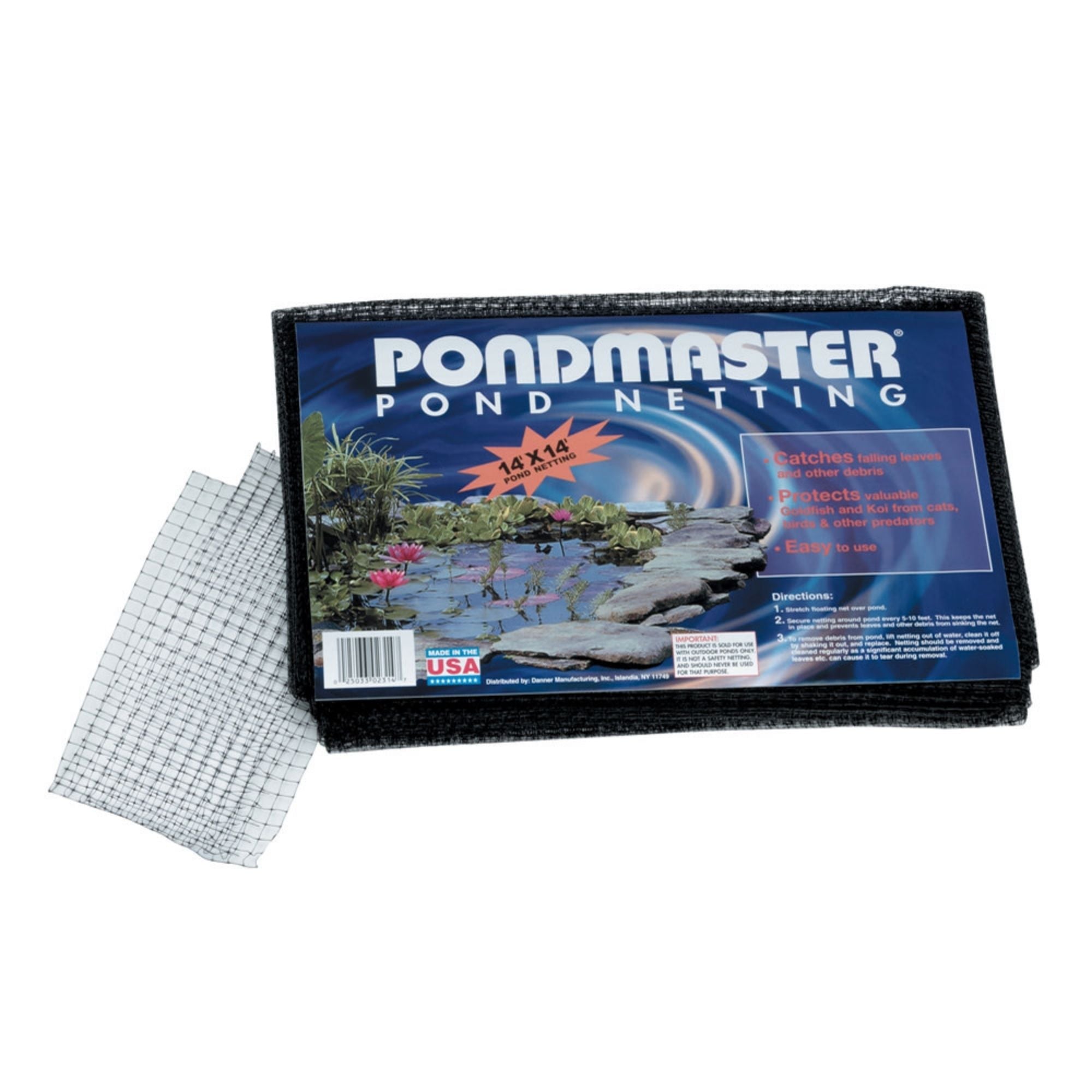 Danner Pond Netting Black 1ea/14 Ft X 14 ft