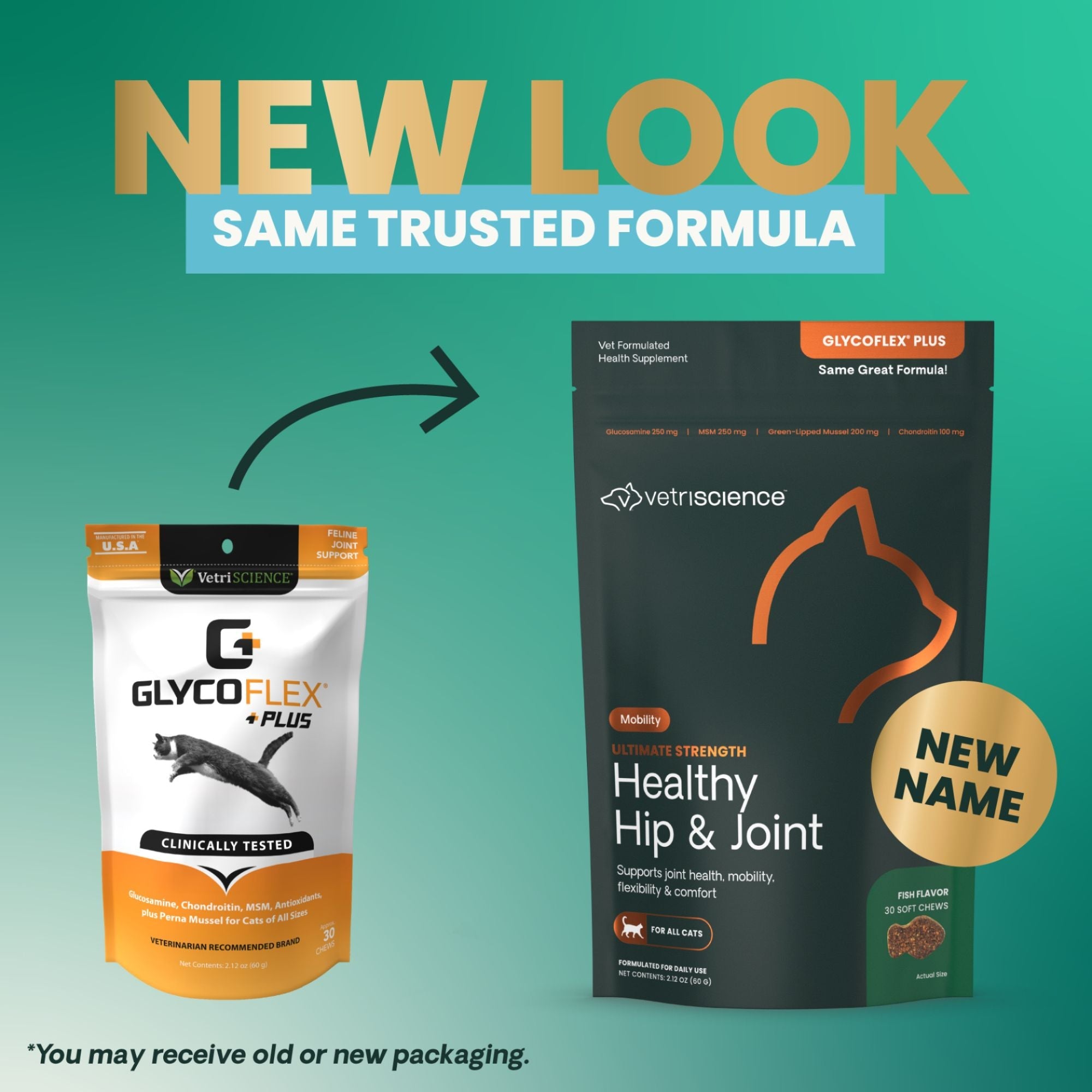 VetriScience Ultimate Strength Hip & Joint Chews for Cats