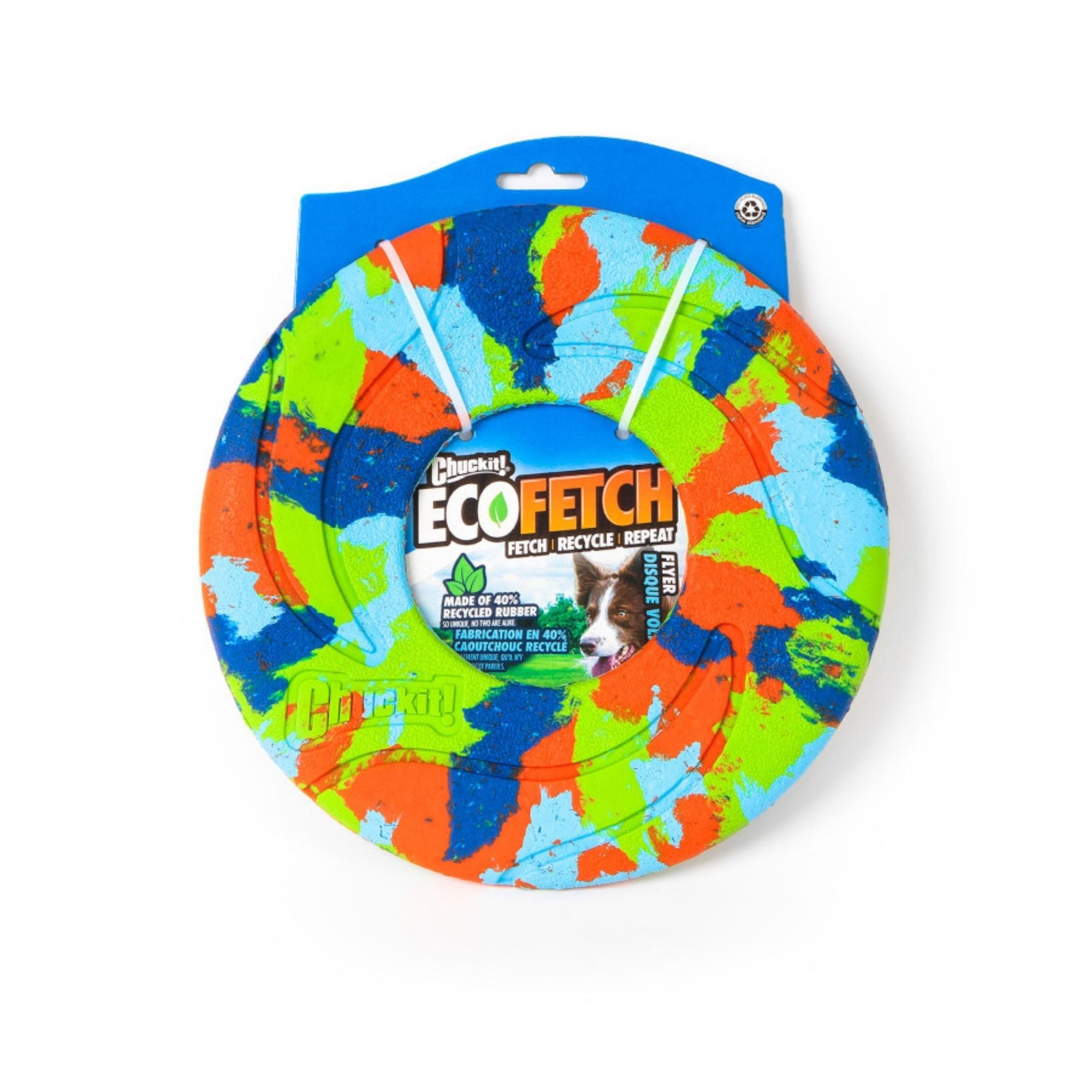 Chuckit! EcoFetch Recycled Rubber Flyer Dog Toy M