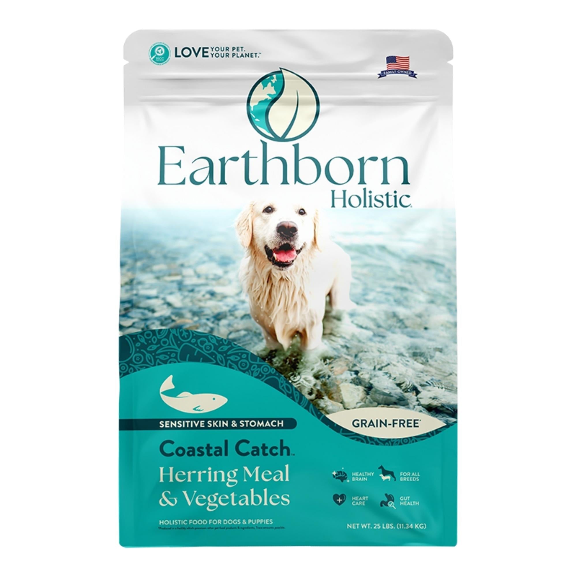 Earthborn Holistic Coastal Catch Grain-Free Dry Dog Food, 12.5 lb
