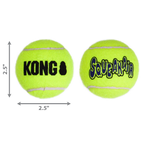 KONG SqueakAir Tennis Balls Dog Toy Medium 6pk