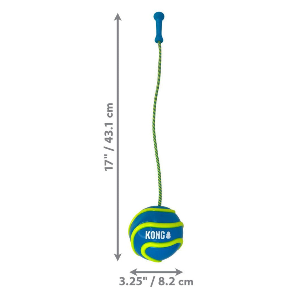 KONG Bunji HighViz Ball Dog Toy Assorted, 1ea/LG
