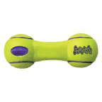 KONG AirDog Squeaking Tennis Dumbbell Dog Toy Small