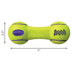 KONG AirDog Squeaking Tennis Dumbbell Dog Toy Medium