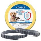 Adams Flea & Tick Collar Plus For Dogs & Puppies, 2 Pack One Size Default Title