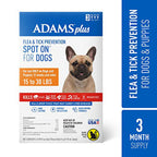 Adams Plus Flea & Tick Spot On for Medium Dogs 3 Month