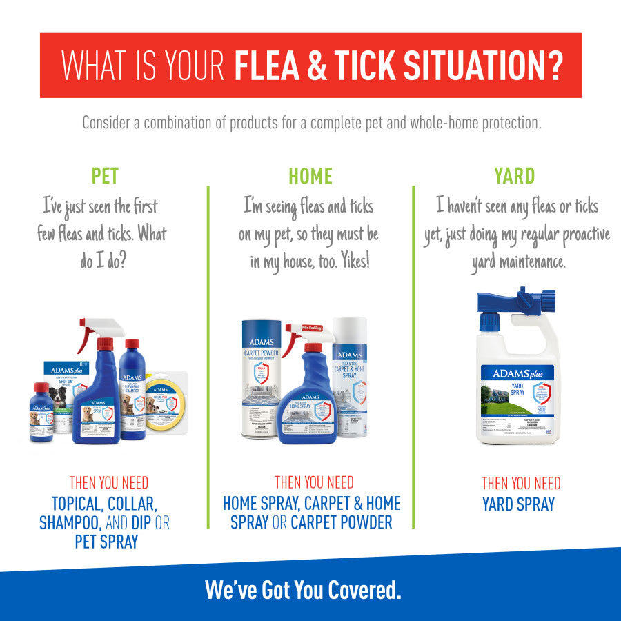 Adams Plus Flea & Tick Collar for Large Dogs