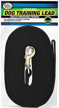 Four Paws Cotton Web Dog Lead Black, 1ea/30 Foot