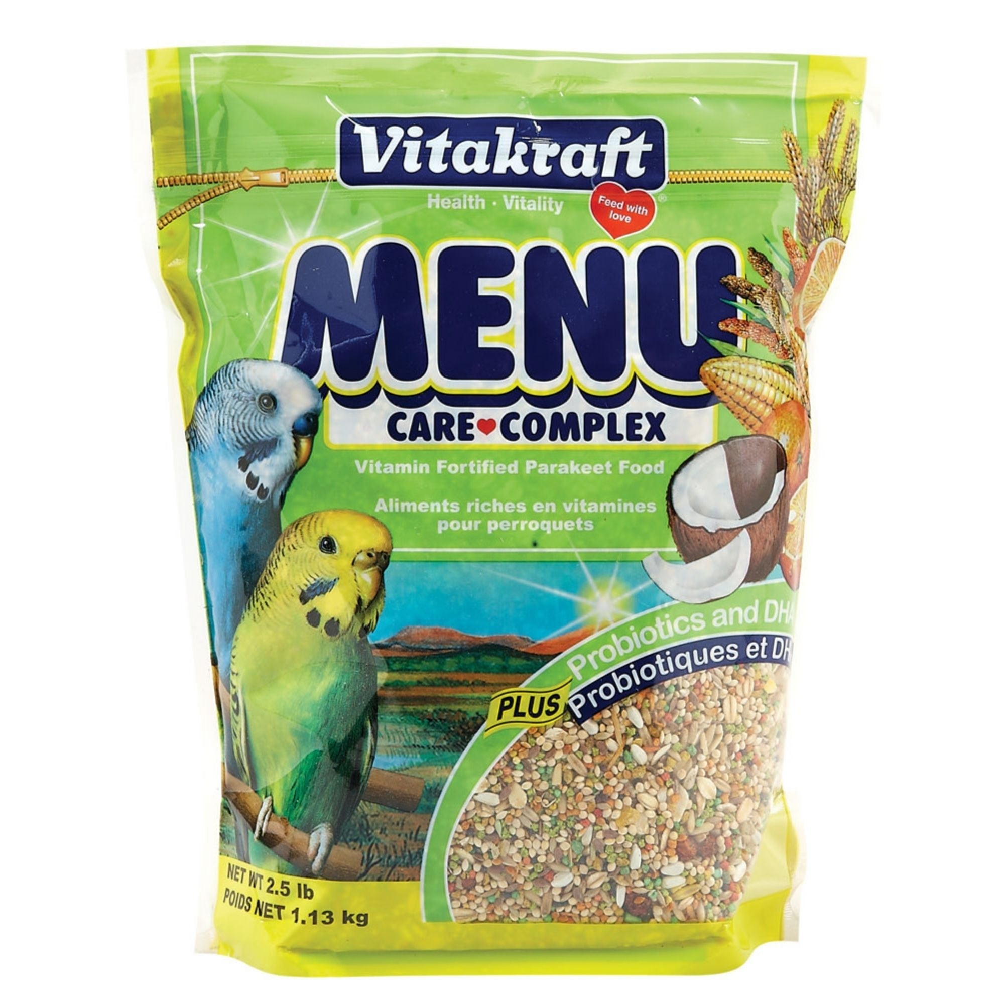 Vitakraft Menu Parakeet Food 1ea/2.5 lb