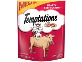 Temptations Classics Cat Treats, Hearty Beef, 6.3 oz