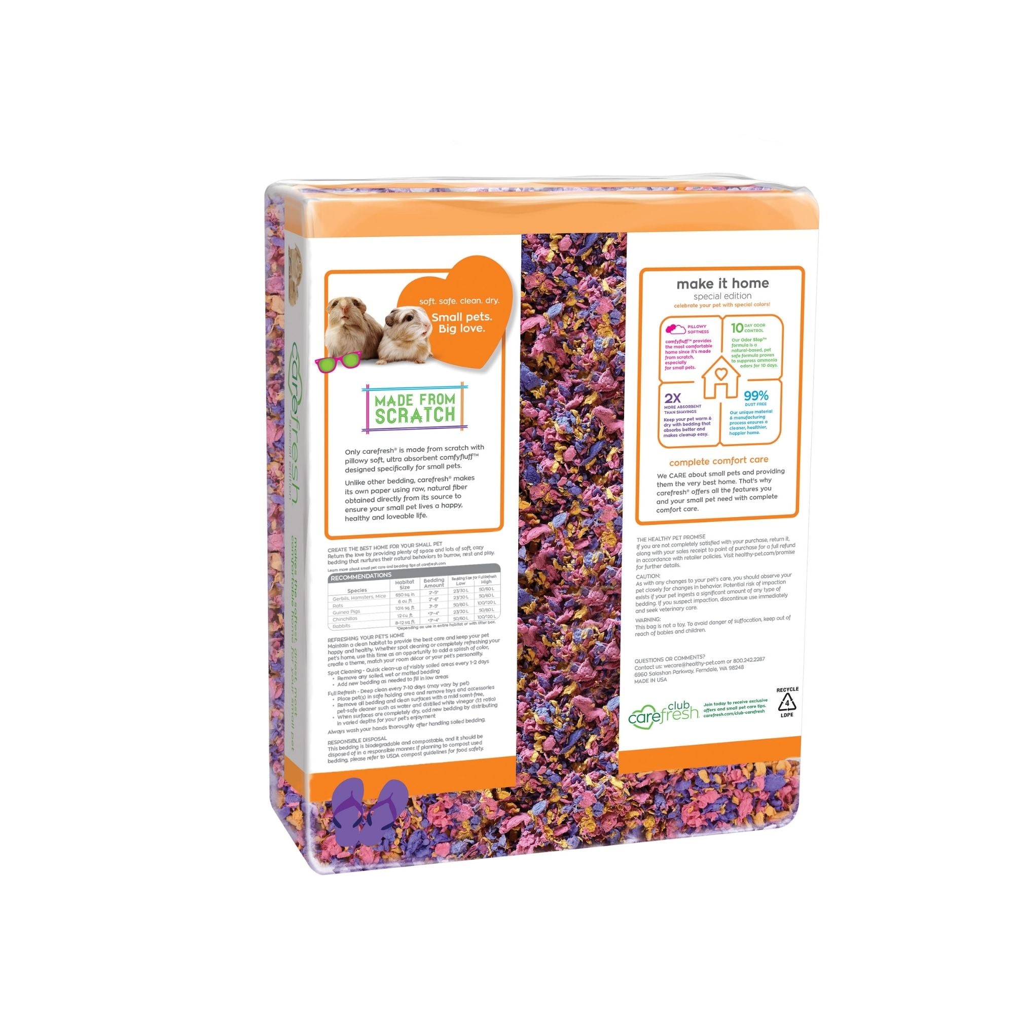 CareFRESH Special Edition Small Animal Bedding Beach Party 50 L