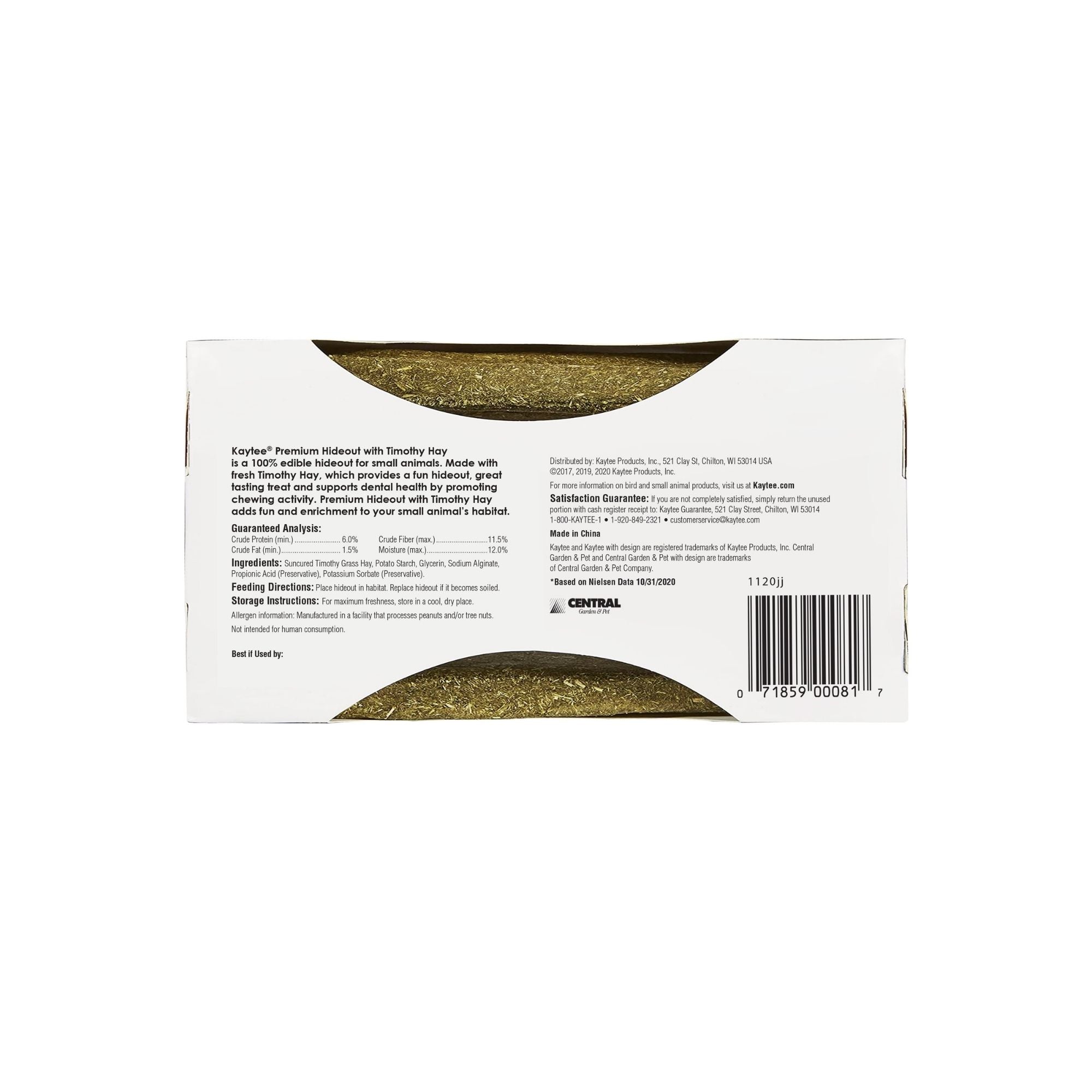 Kaytee Premium Timothy Hideout Small