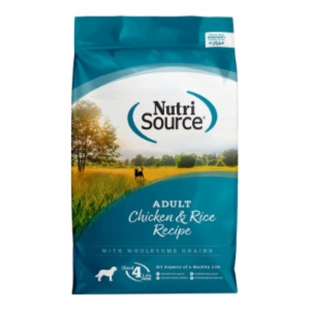NutriSource Chicken & Rice Dry Dog Food, 4 lb