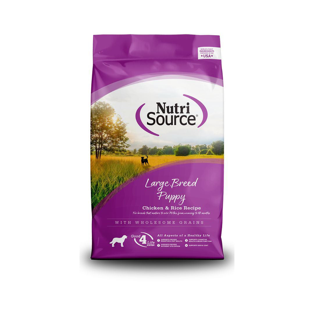 NutriSource Large Breed Puppy Dry Dog Food Chicken & Rice 1.5lb