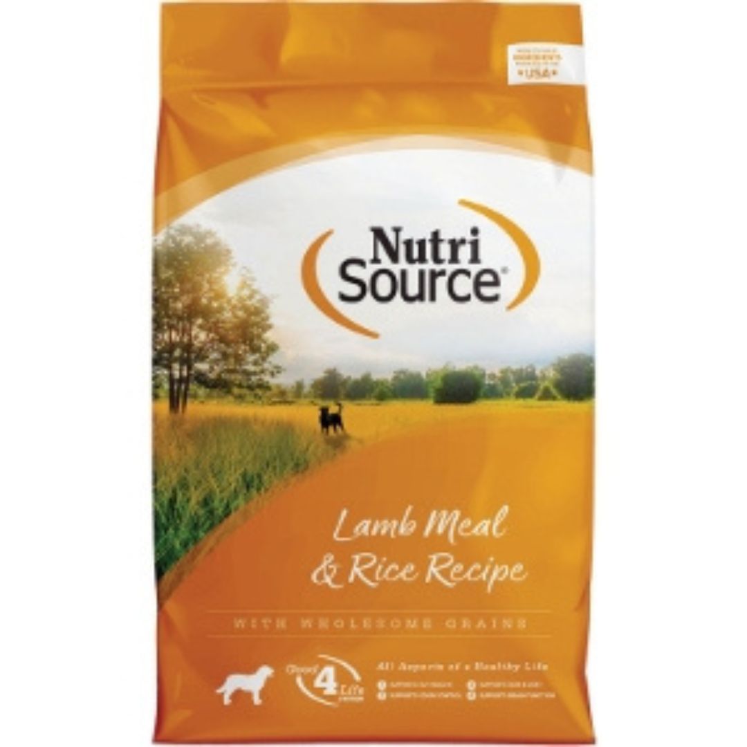 NutriSource Lamb Meal & Rice Dry Dog Food, 4 lb