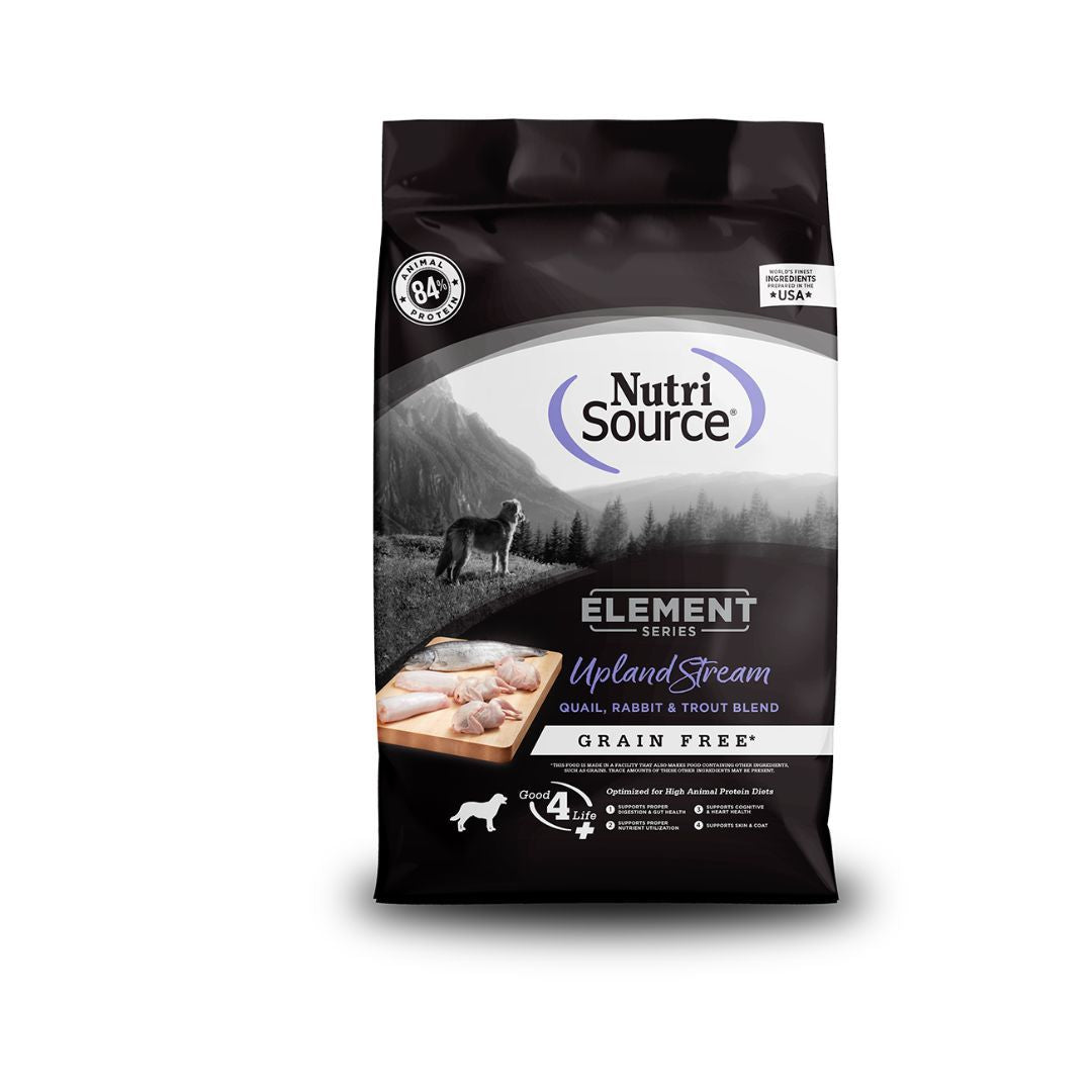 NutriSource Element Series Grain Free Dry Dog Food Upland Stream 4lb