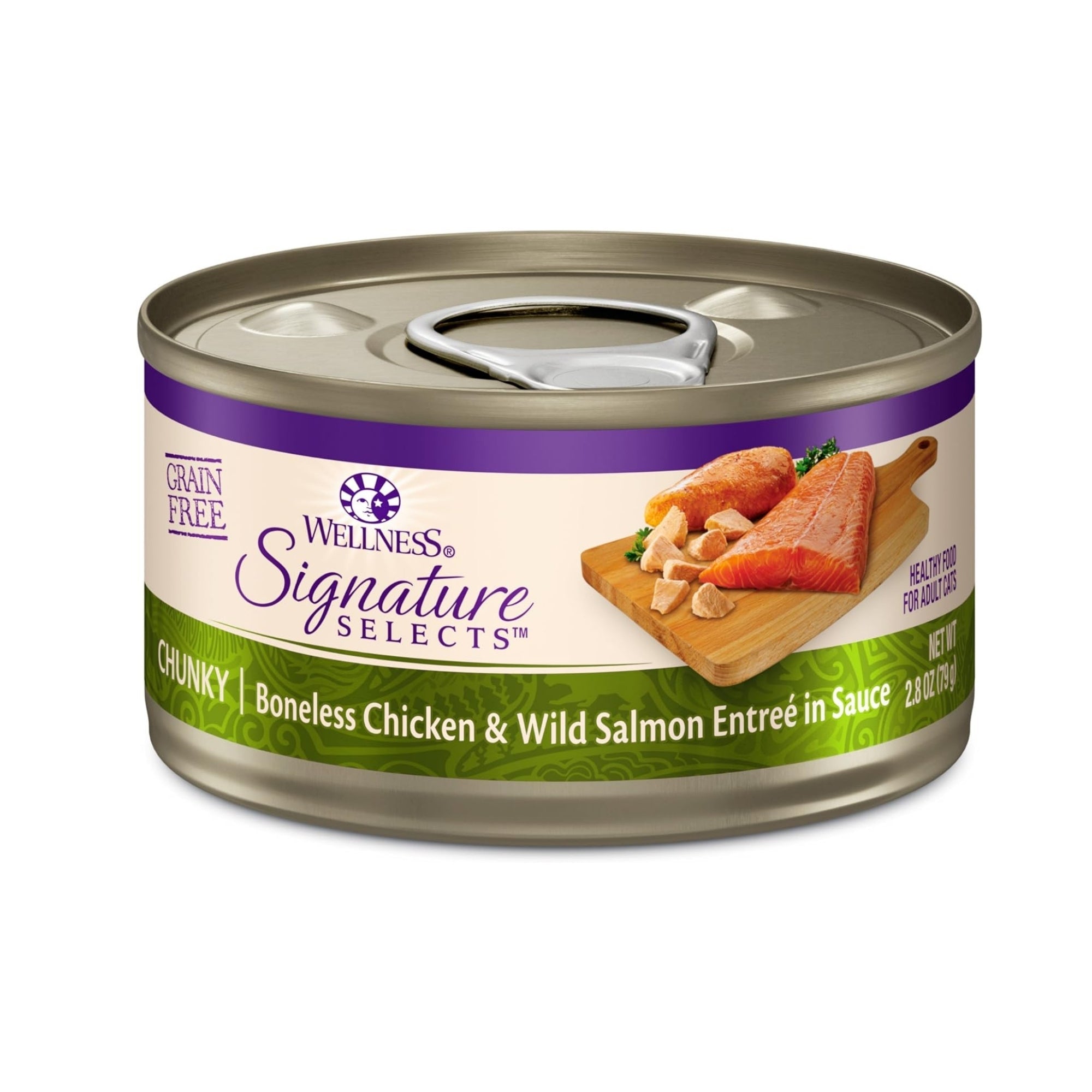 Wellness CORE Signature Selects Chicken & Salmon Cat Food, 2.8 oz 12-Pack
