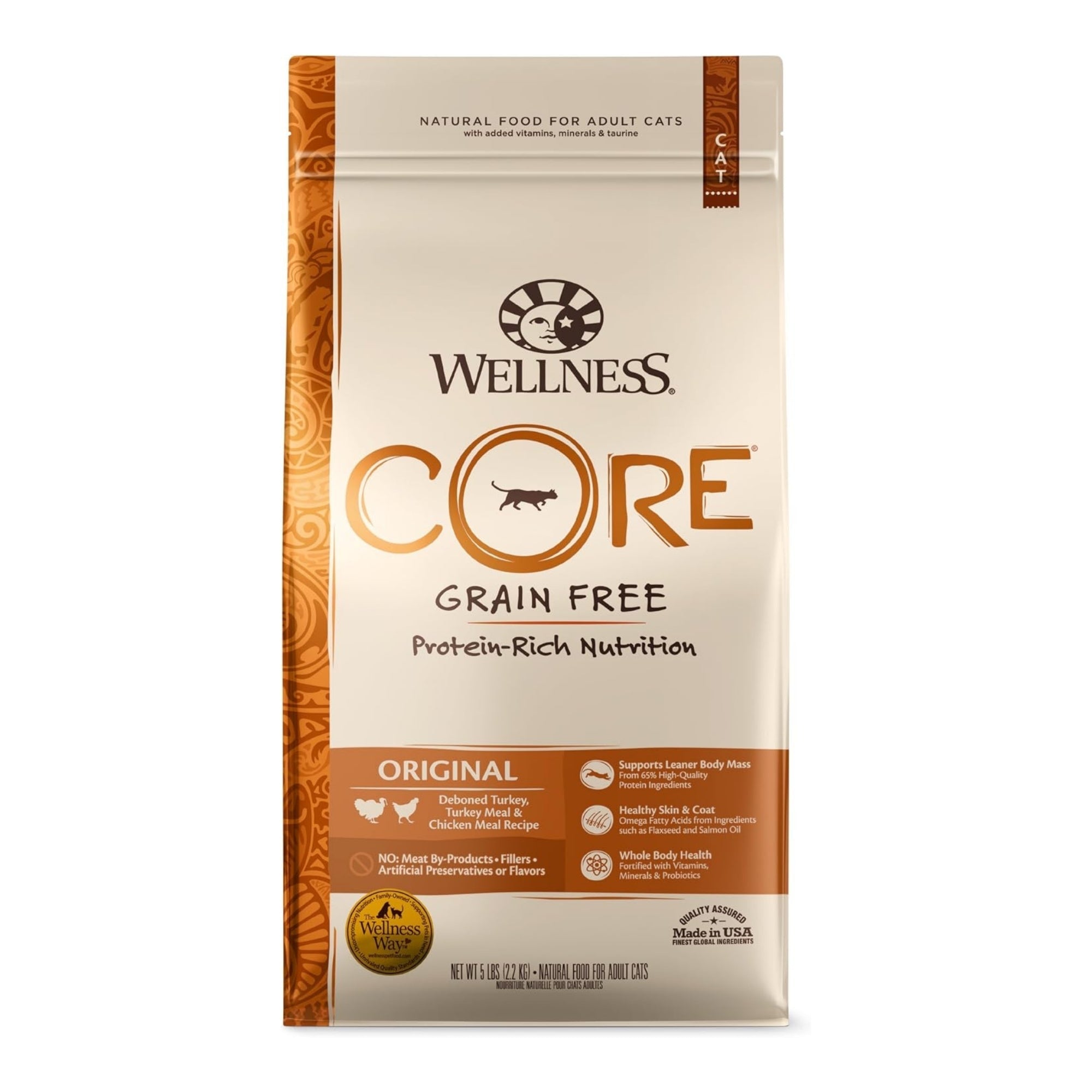 Wellness CORE Original Grain-Free Dry Cat Food, 5 lb