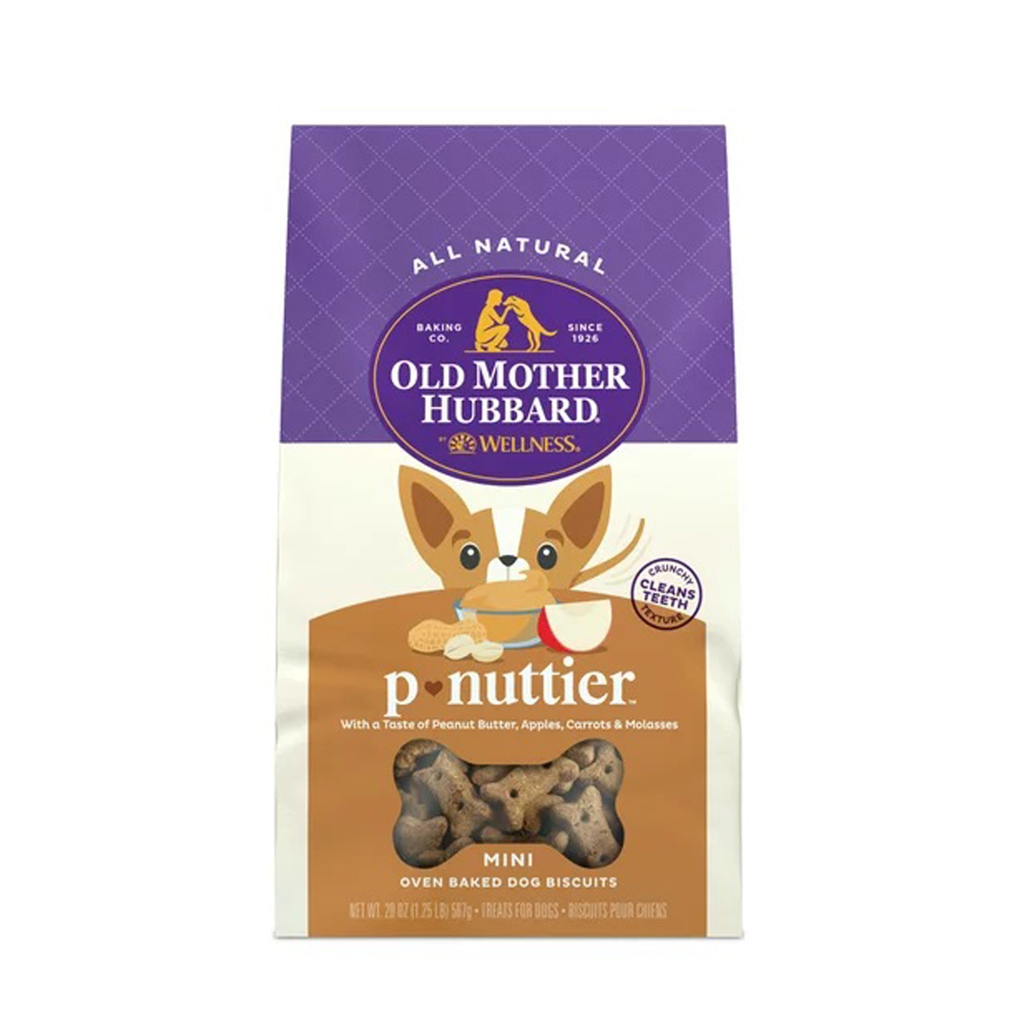 Old Mother Hubbard Mini P-Nuttier Crunchy Dog Snacks, 20 oz