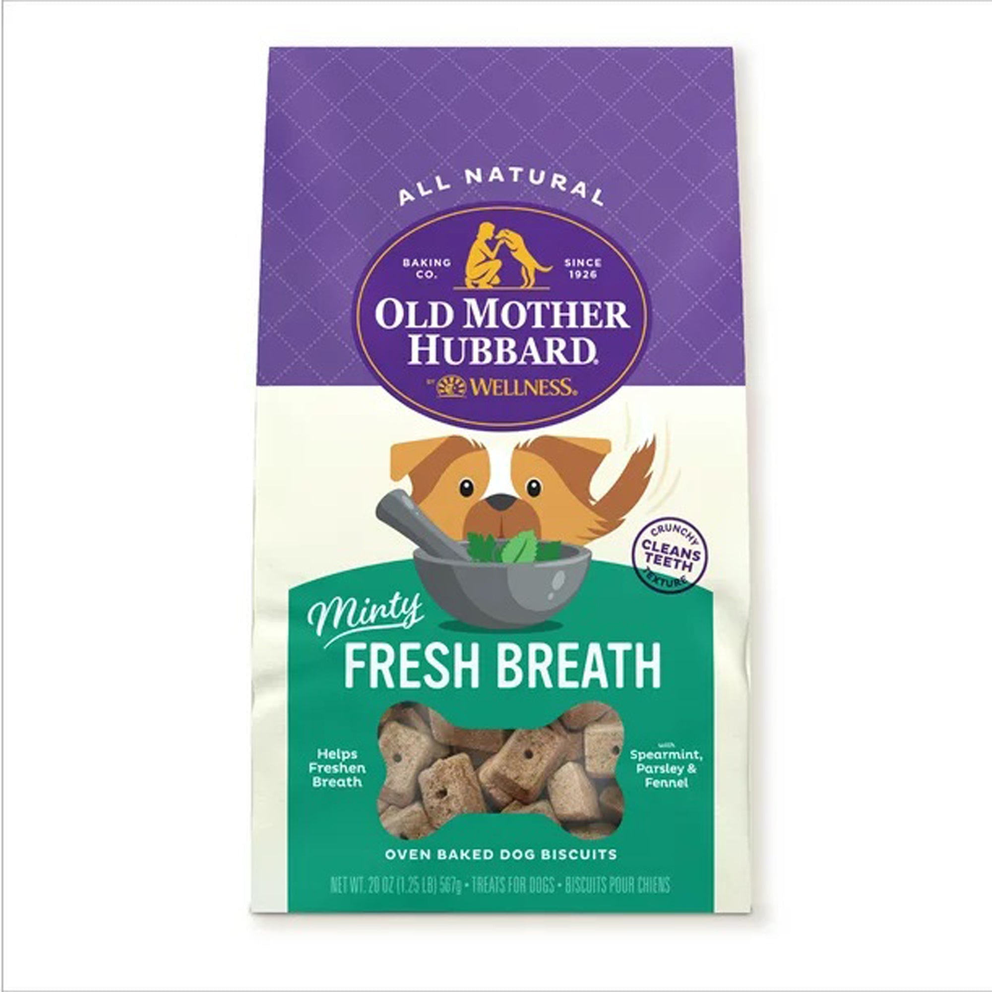 Old Mother Hubbard Fresh Breath Crunchy Dog Snacks, 20 oz