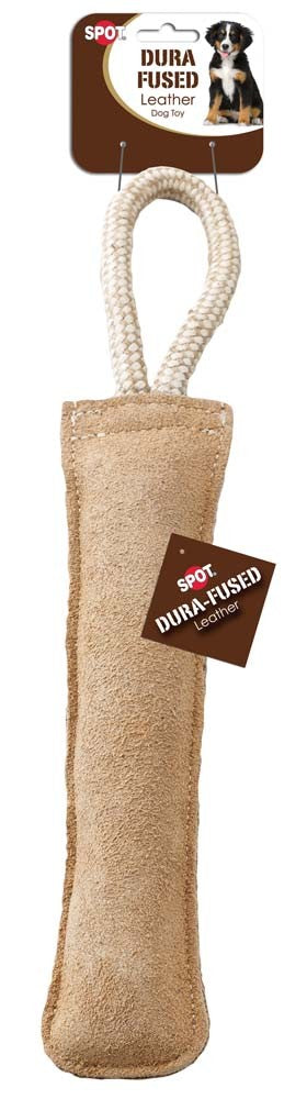 Spot Dura-Fused Leather Dog Toy Retriever 15in