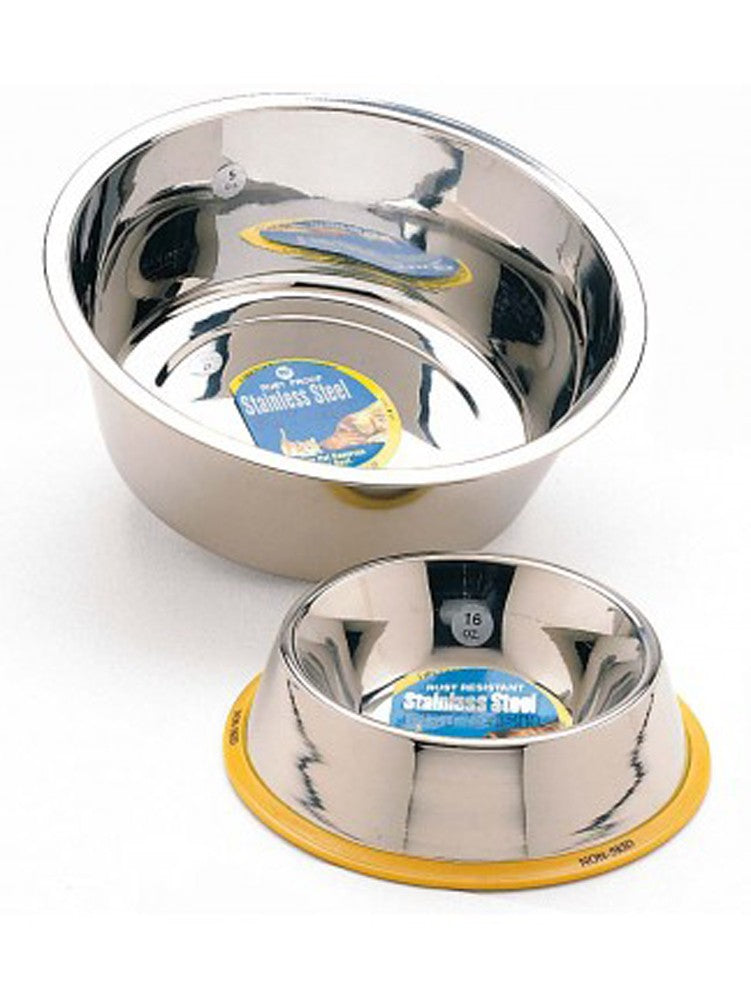 Spot Stainless Steel Mirror Finish No-Tip Dog Bowl 24oz