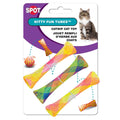 Spot Kitty Fun Tubes Catnip Toy Assorted 3.25 in 3 Pack