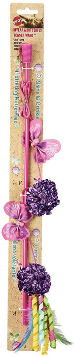Ethical Pet Butterfly & Mylar Wand Assorted