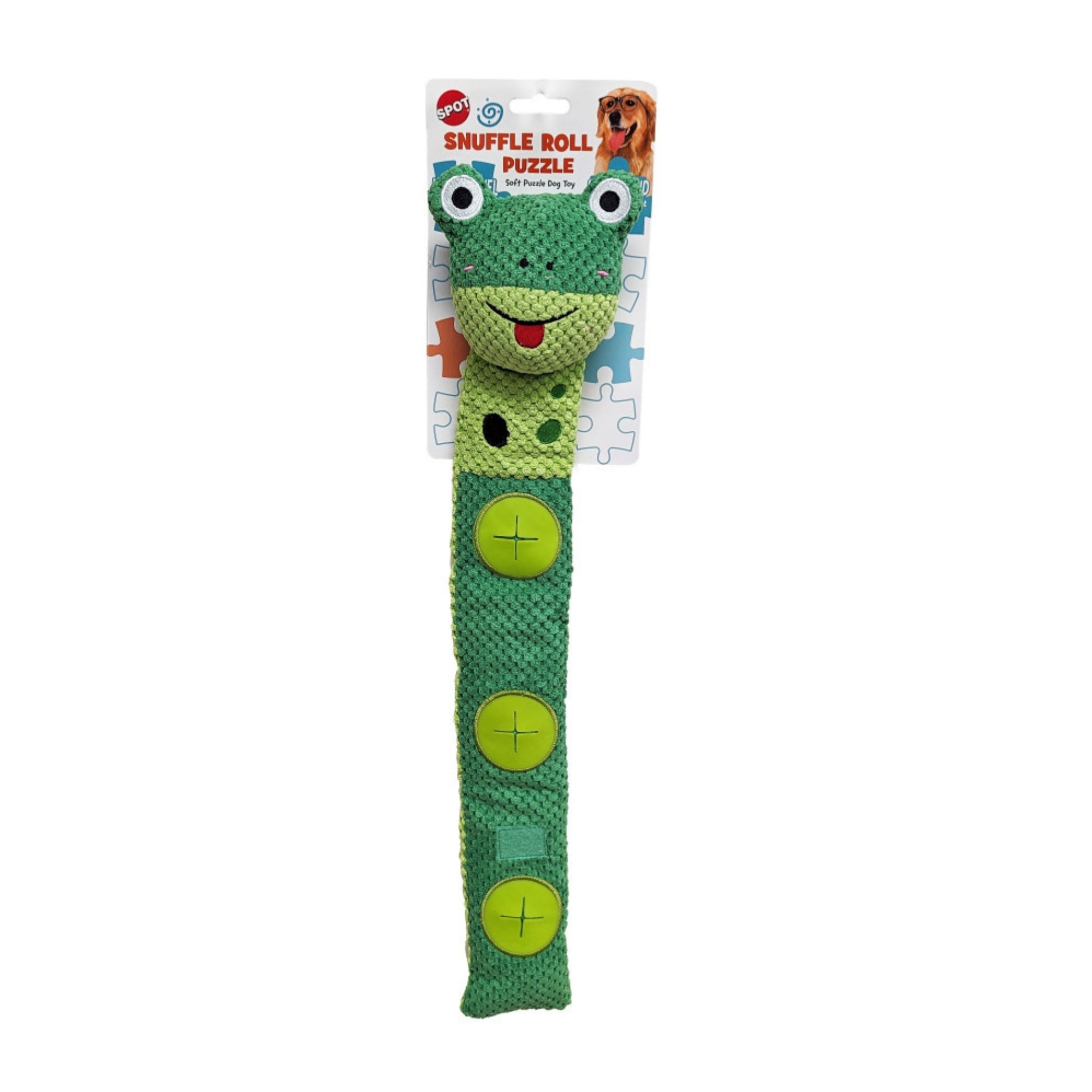Spot Snuffle Roll Puzzler Dog Toy Assorted, 25 in