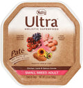 Nutro Products Ultra Grain Free Paté Adult Wet Dog Food Trio of Proteins from Chicken, Lamb & Whitefish Paté w/Superfoods 3.5oz 24pk