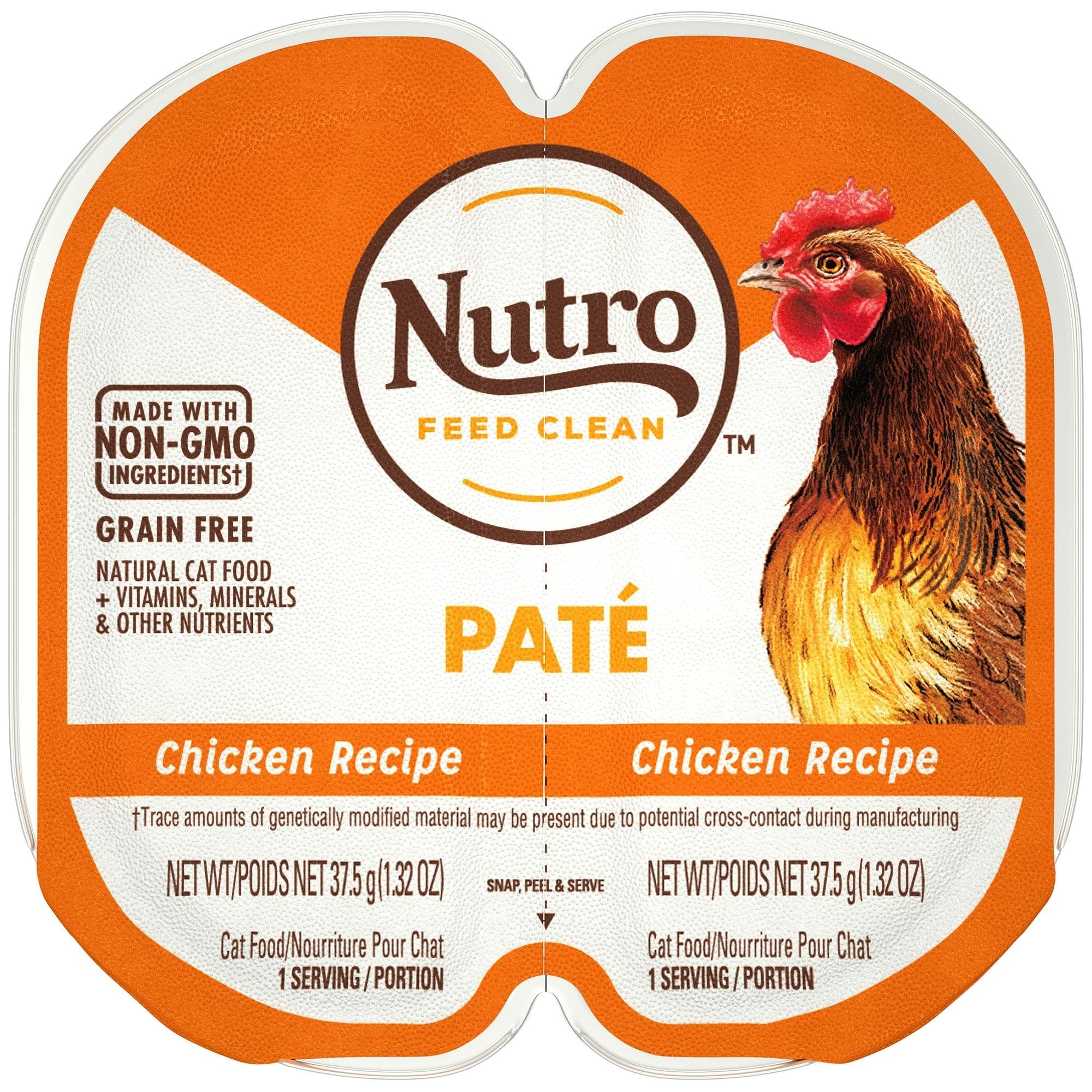 Nutro Products Perfect Portions Grain Free Paté Adult Wet Cat Food Chicken 2.6oz. (Case of 24)