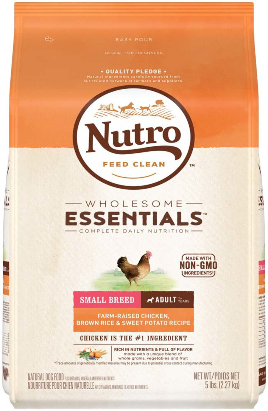 NUTRO NATURAL CHOICE Chicken Rice & Sweet Potato Small BreedDry Dog Food 5lb