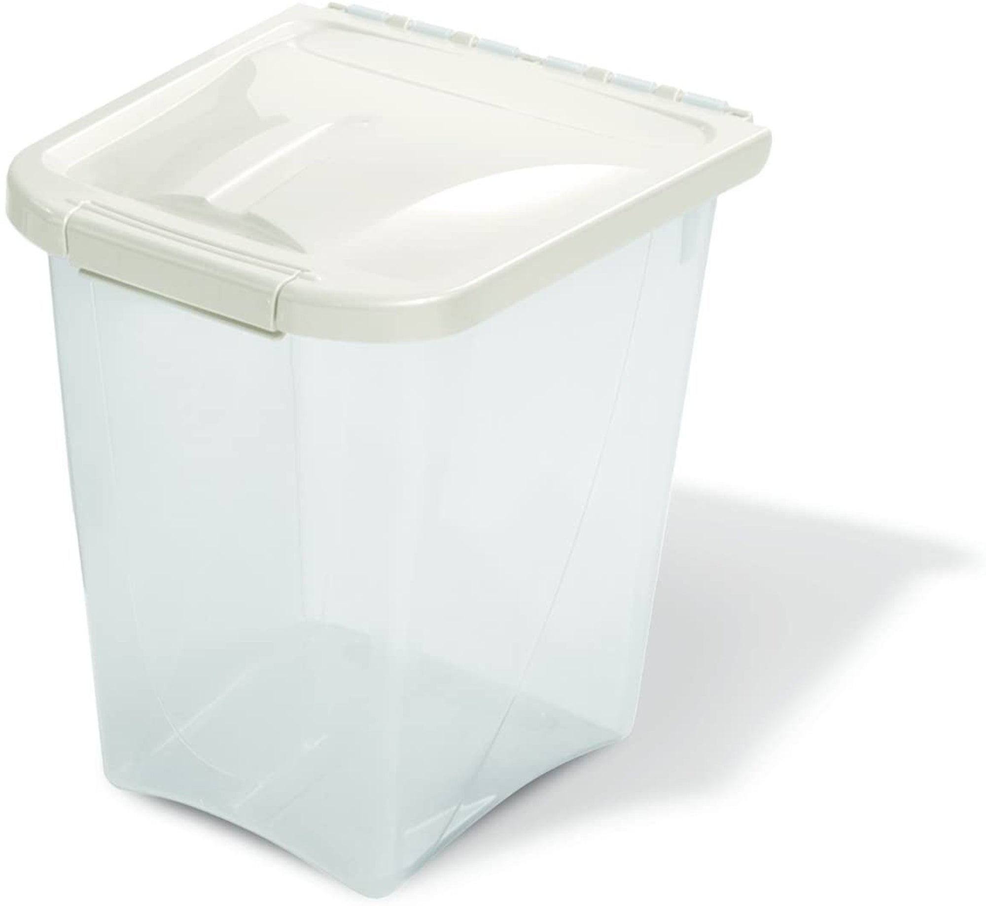 Van Ness Plastics Pet Food Container/Dispenser White|Clear 10 Lb
