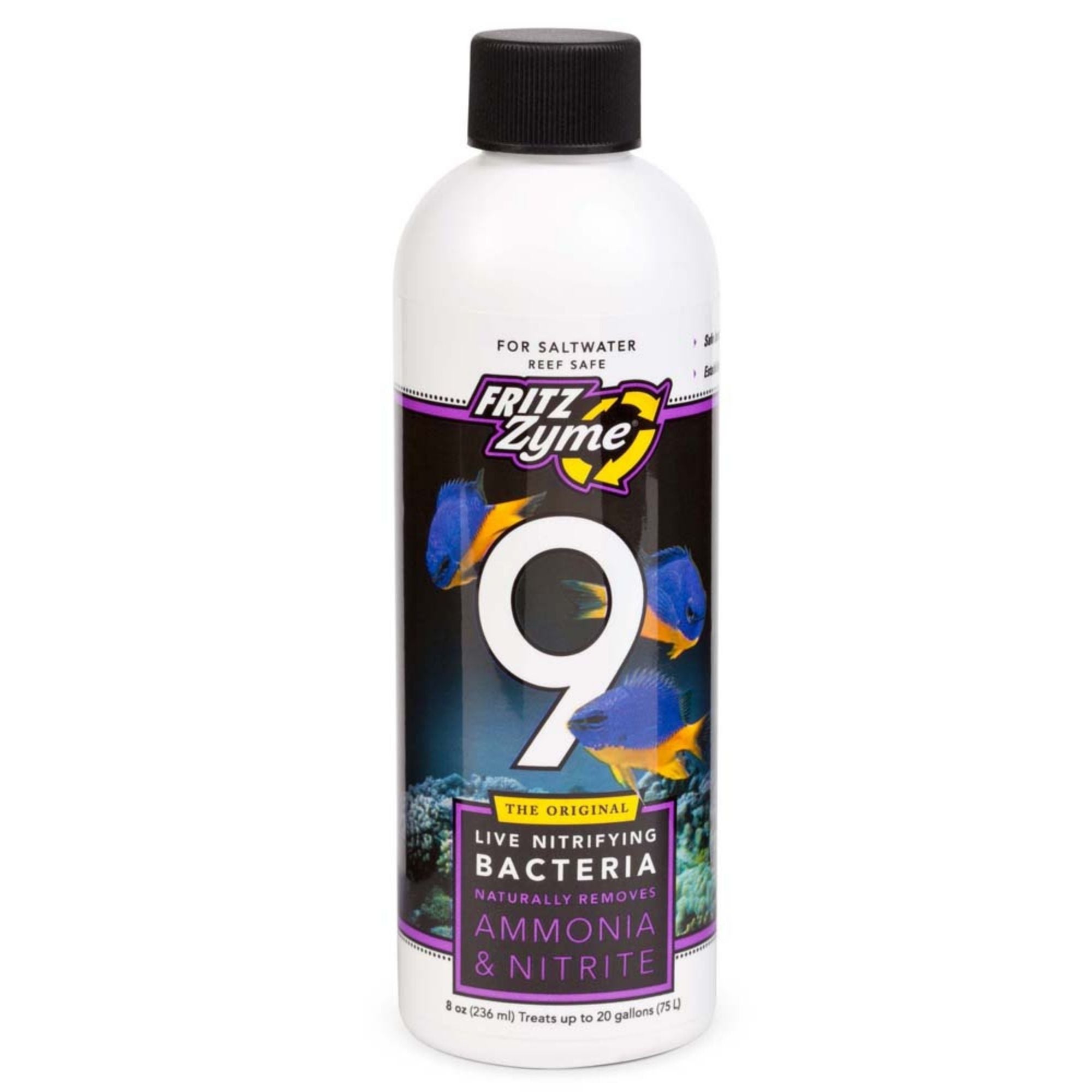 Fritz FritzZyme 9 Saltwater Live Nitrifying Bacteria 1ea/8 floz.