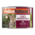 Feline Natural Cat Grain Free Canned New Zealand Lamb & Venison Feast 6oz. (Case of 12)