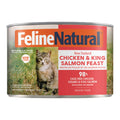 Feline Natural Cat Grain Free Canned New Zealand Chicken & King Salmon Feast 6oz. (Case of 12)
