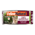 Feline Natural Cat Grain Free Canned New Zealand Lamb & Venison Feast 3oz. (Case of 24)